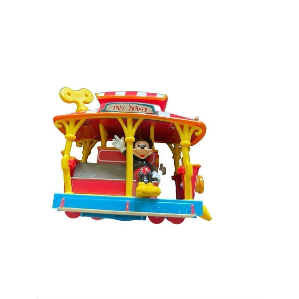 Disney Mickey & Minnie Mouse Toontown Jolly Trolley Collectible Toy